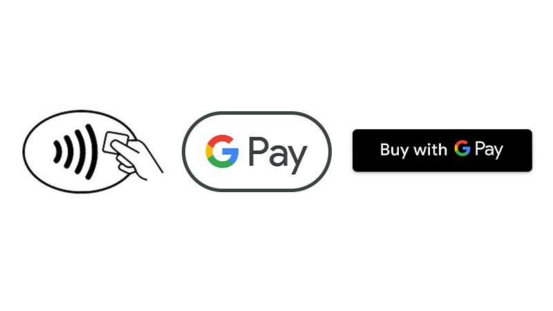 Անհպում վճարման նշան Google Pay-ի լոգո