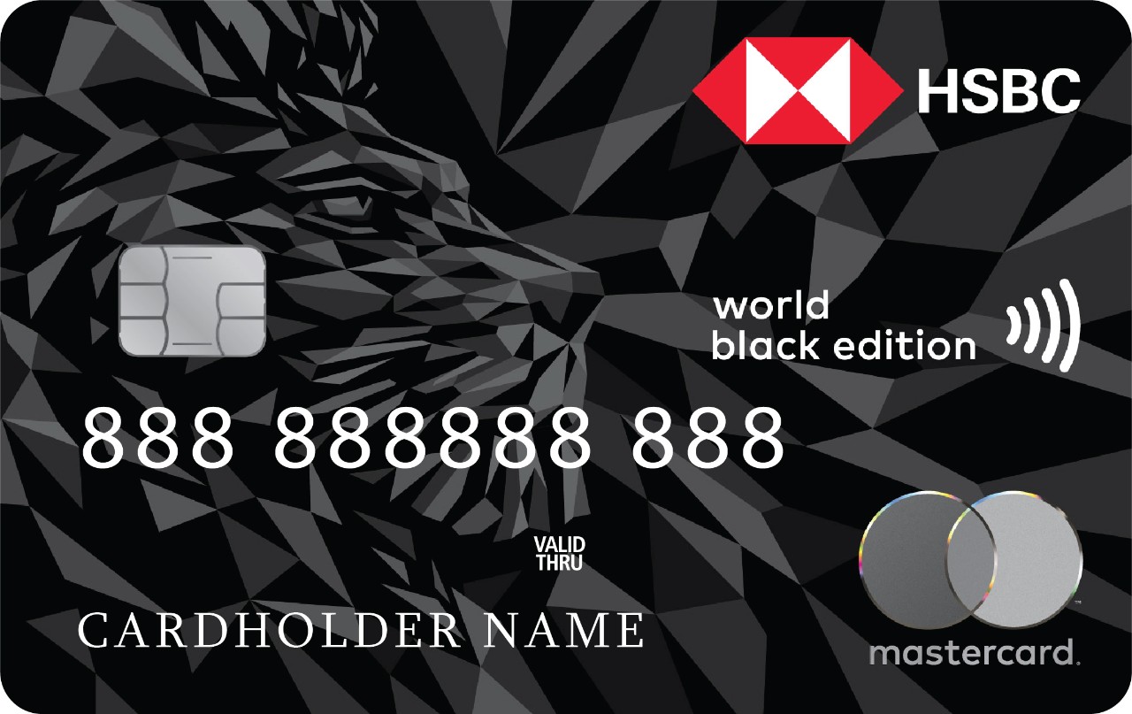 Mastercard World Black Edition  Premium Credit Cards - HSBC AM